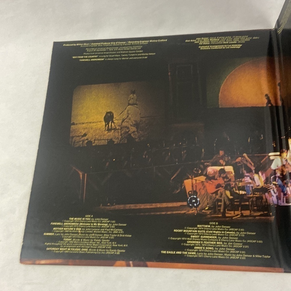 An Evening With John Denver RCA Records Vinyl Record LP - Picture 5 of 10